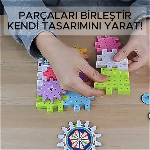 PowerPuzzle Elektrikli Dişli Seti⚙