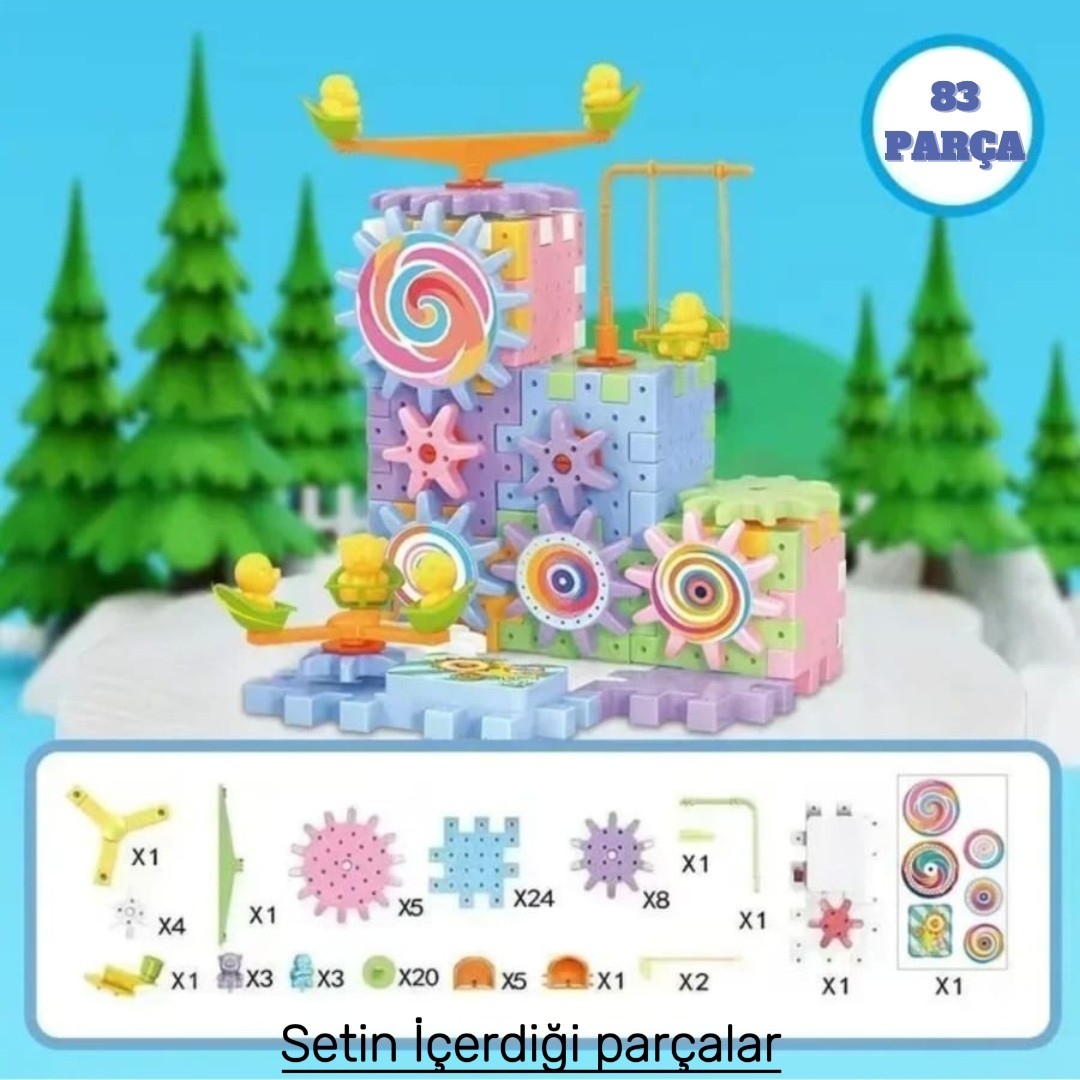 PowerPuzzle Elektrikli Dişli Seti⚙