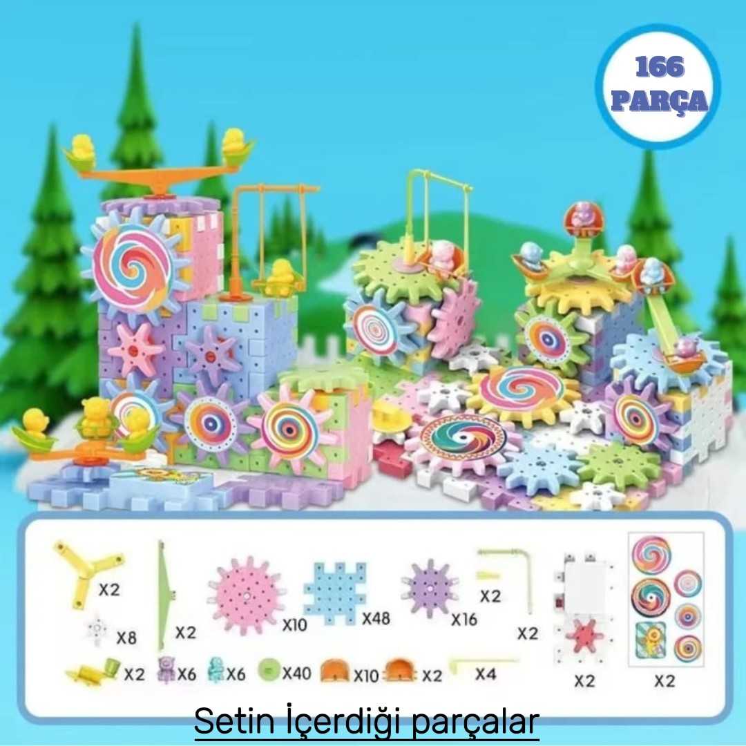 PowerPuzzle Elektrikli Dişli Seti⚙