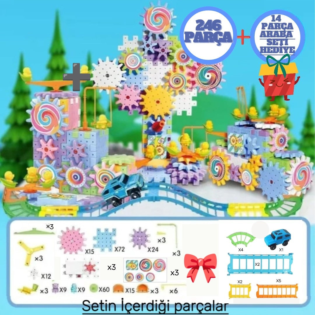 PowerPuzzle Elektrikli Dişli Seti⚙